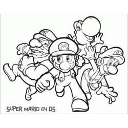 Página para colorir: Super Mario Bros. (Jogos de vídeo) #153595 - Páginas para Colorir Imprimíveis Gratuitamente