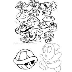 Página para colorir: Super Mario Bros. (Jogos de vídeo) #153596 - Páginas para Colorir Imprimíveis Gratuitamente