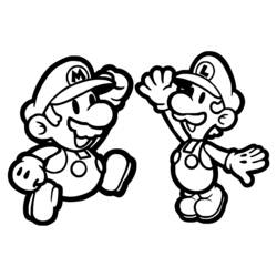 Página para colorir: Super Mario Bros. (Jogos de vídeo) #153597 - Páginas para Colorir Imprimíveis Gratuitamente