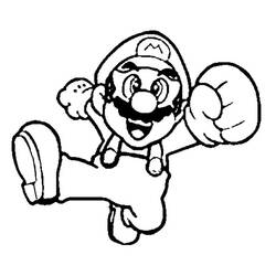 Página para colorir: Super Mario Bros. (Jogos de vídeo) #153625 - Páginas para Colorir Imprimíveis Gratuitamente
