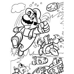 Página para colorir: Super Mario Bros. (Jogos de vídeo) #153627 - Páginas para Colorir Imprimíveis Gratuitamente