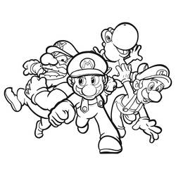 Página para colorir: Super Mario Bros. (Jogos de vídeo) #153648 - Páginas para Colorir Imprimíveis Gratuitamente