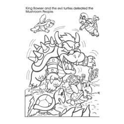 Página para colorir: Super Mario Bros. (Jogos de vídeo) #153674 - Páginas para Colorir Imprimíveis Gratuitamente