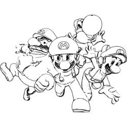 Página para colorir: Super Mario Bros. (Jogos de vídeo) #153704 - Páginas para Colorir Imprimíveis Gratuitamente
