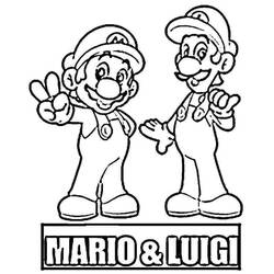 Página para colorir: Super Mario Bros. (Jogos de vídeo) #153722 - Páginas para Colorir Imprimíveis Gratuitamente