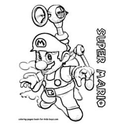 Página para colorir: Super Mario Bros. (Jogos de vídeo) #153733 - Páginas para Colorir Imprimíveis Gratuitamente