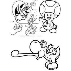 Página para colorir: Super Mario Bros. (Jogos de vídeo) #153736 - Páginas para Colorir Imprimíveis Gratuitamente