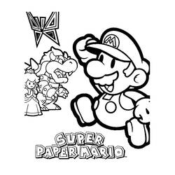 Página para colorir: Super Mario Bros. (Jogos de vídeo) #153747 - Páginas para Colorir Imprimíveis Gratuitamente