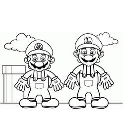 Página para colorir: Super Mario Bros. (Jogos de vídeo) #153759 - Páginas para Colorir Imprimíveis Gratuitamente