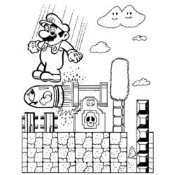 Página para colorir: Super Mario Bros. (Jogos de vídeo) #153774 - Páginas para Colorir Imprimíveis Gratuitamente