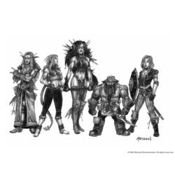 Página para colorir: Warcraft (Jogos de vídeo) #112965 - Páginas para Colorir Imprimíveis Gratuitamente