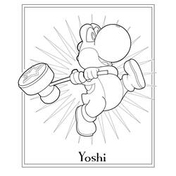 Página para colorir: yoshi (Jogos de vídeo) #113508 - Páginas para Colorir Imprimíveis Gratuitamente