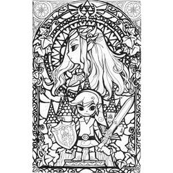 Página para colorir: Zelda (Jogos de vídeo) #113220 - Páginas para Colorir Imprimíveis Gratuitamente