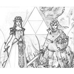 Página para colorir: Zelda (Jogos de vídeo) #113233 - Páginas para Colorir Imprimíveis Gratuitamente