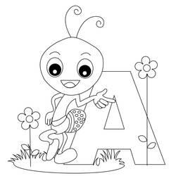 Desenho Alfabeto (Letras e Alfabeto) #124600 para imprimir e colorir