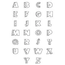 Desenho Alfabeto (Letras e Alfabeto) #124608 para imprimir e colorir