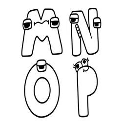 Desenhos para colorir: História do Alfabeto - Páginas para Colorir Imprimíveis Gratuitamente