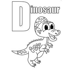 Desenhos para colorir: Letra D - Páginas para Colorir Imprimíveis Gratuitamente