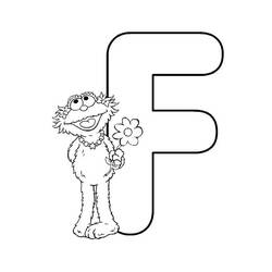 Desenhos para colorir: Letra F - Páginas para Colorir Imprimíveis Gratuitamente