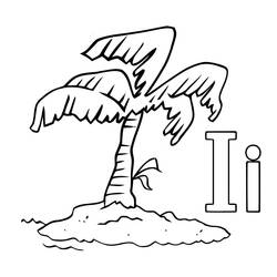 Desenhos para colorir: Letra I - Páginas para Colorir Imprimíveis Gratuitamente
