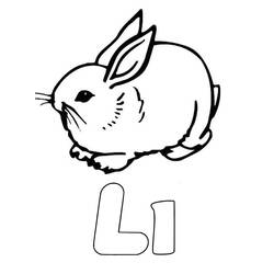 Desenhos para colorir: Letra L - Páginas para Colorir Imprimíveis Gratuitamente