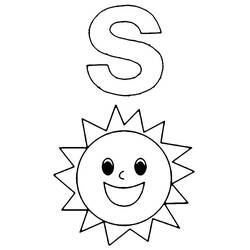 Desenhos para colorir: Letra S - Páginas para Colorir Imprimíveis Gratuitamente