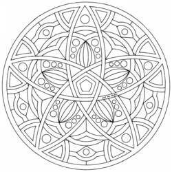 Página para colorir: Anti-Stress (Mandalas) #22911 - Páginas para Colorir Imprimíveis Gratuitamente
