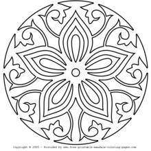 Desenho Anti-Stress (Mandalas) #22998 para imprimir e colorir