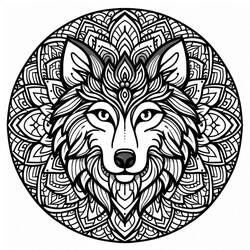 Página para colorir: Mandalas de Animais (Mandalas) #218445 - Páginas para Colorir Imprimíveis Gratuitamente
