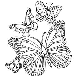 Página para colorir: mandalas de borboleta (mandalas) #117400 - Páginas para Colorir Imprimíveis Gratuitamente