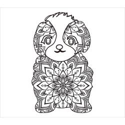 Página para colorir: Mandalas de Cães (Mandalas) #211794 - Páginas para Colorir Imprimíveis Gratuitamente