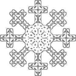 Página para colorir: Mandalas de floco de neve (mandalas) #117688 - Páginas para Colorir Imprimíveis Gratuitamente