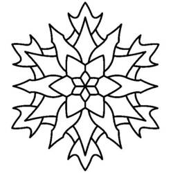 Página para colorir: Mandalas de Flocos (Mandalas) #117605 - Páginas para Colorir Imprimíveis Gratuitamente