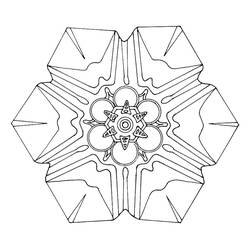 Página para colorir: Mandalas de Flocos (Mandalas) #117631 - Páginas para Colorir Imprimíveis Gratuitamente