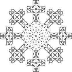 Página para colorir: Mandalas de Flocos (Mandalas) #117688 - Páginas para Colorir Imprimíveis Gratuitamente