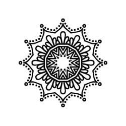 Página para colorir: Mandalas de Flocos (Mandalas) #117775 - Páginas para Colorir Imprimíveis Gratuitamente
