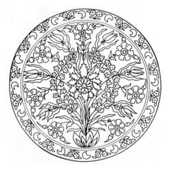 Página para colorir: Mandalas de flores (mandalas) #117047 - Páginas para Colorir Imprimíveis Gratuitamente