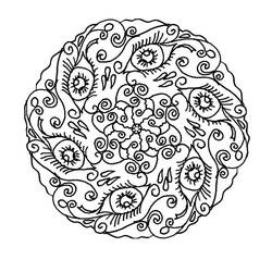 Página para colorir: Mandalas de flores (mandalas) #117124 - Páginas para Colorir Imprimíveis Gratuitamente