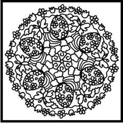 Página para colorir: Mandalas de flores (mandalas) #117127 - Páginas para Colorir Imprimíveis Gratuitamente