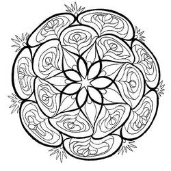 Página para colorir: Mandalas de flores (mandalas) #117138 - Páginas para Colorir Imprimíveis Gratuitamente