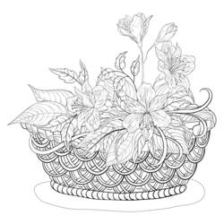 Página para colorir: Mandalas de flores (mandalas) #117149 - Páginas para Colorir Imprimíveis Gratuitamente