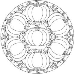 Desenho Mandalas de Halloween (Mandalas) #202517 para imprimir e colorir