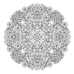 Mandalas Difíceis - Desenhos para colorir gratuitos