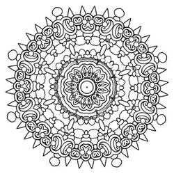 Desenho Mandalas Difíceis (Mandalas) #209904 para imprimir e colorir