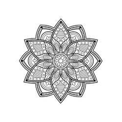 Desenho Mandalas Difíceis (Mandalas) #209905 para imprimir e colorir