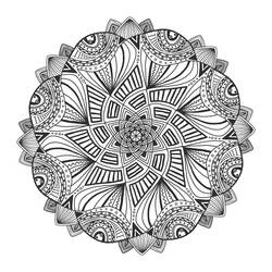 Desenho Mandalas Difíceis (Mandalas) #209910 para imprimir e colorir