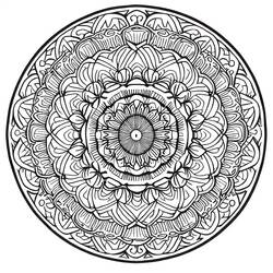 Desenho Mandalas Difíceis (Mandalas) #209912 para imprimir e colorir