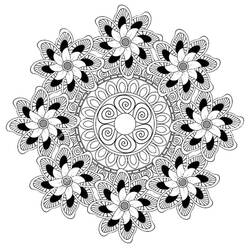Desenho Mandalas Difíceis (Mandalas) #209913 para imprimir e colorir