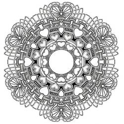 Desenho Mandalas Difíceis (Mandalas) #209916 para imprimir e colorir