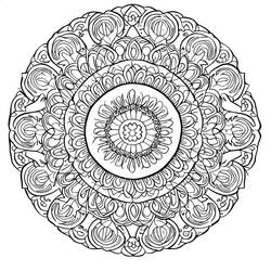 Desenho Mandalas Difíceis (Mandalas) #209919 para imprimir e colorir